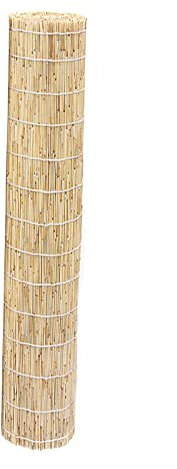 SANJIANG Reed Vorhang Außenrollos Raffrollo Fenster Sichtschutz Natürliche Schilf-Sichtschutzmatte Für Den Garten,1.2 * 2.5m(3.9 * 8.2ft)