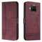 Lihondar Kompatibel mit Xiaomi Mi 10T Lite 5G Hülle, Handyhülle Xiaomi Mi 10T Lite 5G, Leder Klappbar Schutzhülle Tasche Wallet mit Brieftasche [Standfunktion] Cover Flip Case Klapphülle (Rot)