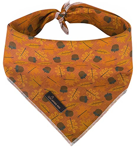 ARING PET Hundebandana-Herbst Ahornblatt Hundebandanas, Junge und Mädchen Hunde Halstuch Bezaubernde Hundedreieck-Lätzchen für Kleine bis Große Hunde und Katzen