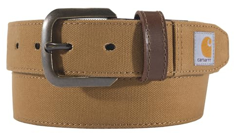 Carhartt Lässige robuste Damengürtel, erhältlich in verschiedenen Stilen, Farben und Größen, Canvas-Entenbraun, XL