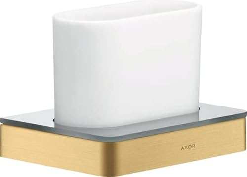hansgrohe AXOR Universal Accessories Zahnputzbecher, 42834250, Farbe: Brushed Gold Optic
