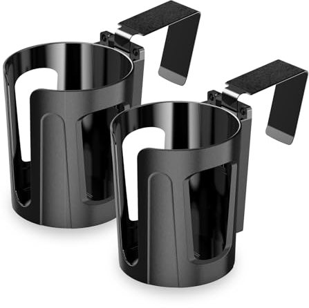 LITTLEMOLE 2PCS Large Car Door Cup Holder