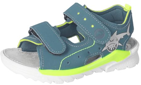 RICOSTA Jungen Sandalen SURF, Kinder Sandalen, Weite: MITTEL, waschbar, Freizeitschuhe, Strandschuhe, Outdoorsandalen, Sommerschuhe, Storm (540), 28 EU