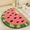 Lkw Ogechi Mikrofaser Badematte 80x50 cm rutschfest, Extra Weiche Badezimmerteppich für Badezimmerboden, Super Saugfähig und Schnell Trocknend Badematte Badteppich, Maschinenwaschbar (Wassermelone)