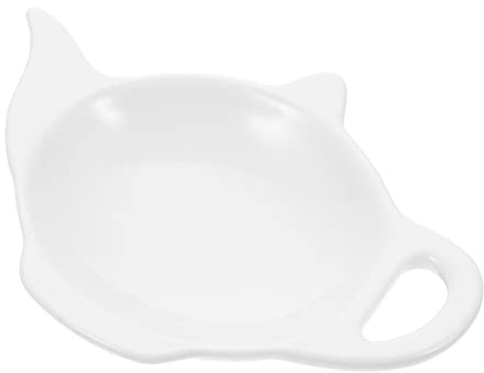 Milisten Tea Bag Holder Dish Decorative Teabag Tray Household Tea Bag Holder Saucer for Kitchen Tearoom Home Accessory 4.80 X 3.35 in