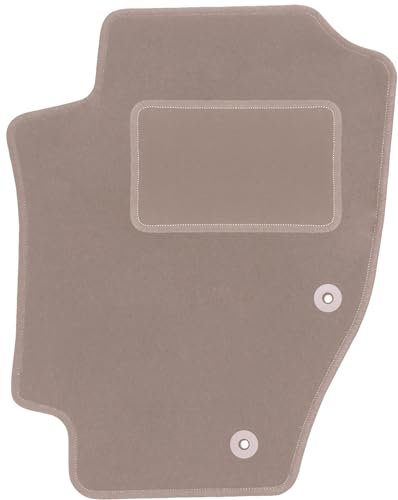 Wielganizator Automatte – Passend für Peugeot 307CC Cabrio 2003-2008 – Velours – Autozubehör - Auto Fußmatten – Fußmatte Auto – 1-teilig - beige
