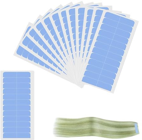 Funnaura 312 PCS Tape Hair Extensions Glue Strips, Double Sided Hair Extension Tapes