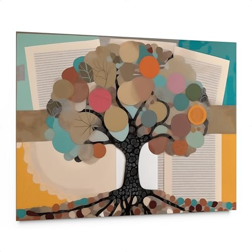 emmena - Bild Baum des Lebens - Vintage Collage - 25 x 20 cm