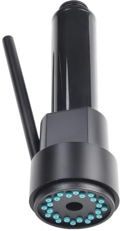 Améliorez les performances de votre robinet avec la tête de pulvérisation extractible de rechange pour robinet mitigeur de cuisine de couleur noire