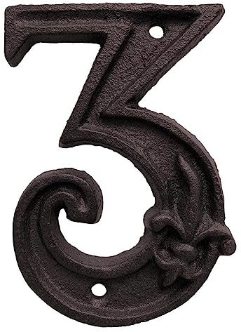Numero Civico Esterno Numeri digitali in Metallo, Targa in ghisa for casa, Targa for Porta Fai da Te, 0-9, Hotel, casa, caffetteria, Decorazione da Parete, Numeri for Porta, indirizzo Creativo Numeri