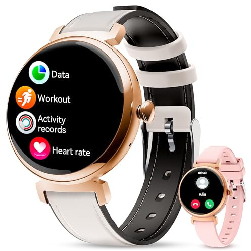 OUKITEL Smartwatch da Donna, Smartwatch da 2,02” con Notifiche di Messaggi, Ossimetro, Monitor del Sonno, 100+ modalità Sportive