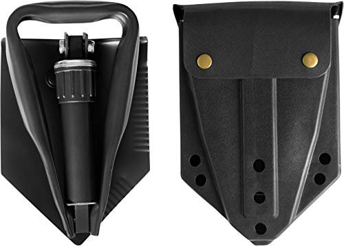 Klappspaten Neues BW Modell Original Oliv inkl. Holster Farbe Schwarz