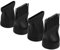BESPORTBLE 1 Satz Haartrockner Haarzubehör Universal Haardiffusor Föhn Glättaufsatz Diffusoraufsatz Für Haartrockner Universaldiffusor Für Haartrockner Kunststoff Schwarz 4 Stück