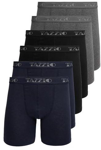Tazzio Boxershorts 6er Pack Herren Unterwäsche Unterhosen Männer Retroshorts BS1002 (Mix, XL)