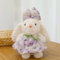 champracer Kuscheltier Hase Plüschhase im Rock Flauschiges Stofftier zum Kuscheln und Spielen Hase Stofftier Geschenke für Kinder (30cm,Lila)