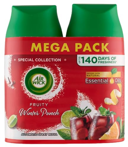 2 x Air Wick Freshmatic Spray Refill 250ml - Fruity Winter Punch