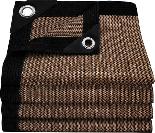 kogxscej Schattierungsnetz-Schattennetz mit Ösen,80% Shading Rate UV-Beständiges,Atmungsaktiv Leicht und Haltbarkeit Schattierungsnetz für Gewächshaus,Garten,Scheune,Outdoor.