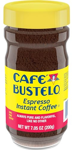 Café Bustelo Espresso Style Dark Roast Instant Coffee, 7.05 Ounces