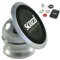 scozzi Handyhalterung Auto Magnet Armaturenbrett KFZ Handy Halterung zB kompatibel mit Samsung S24 S23 S22 S21 S20 A55 A54 A53 A35 für iPhone 15 14 13 12 11 FE Plus Ultra Mini Lite Pro Silber Chrome