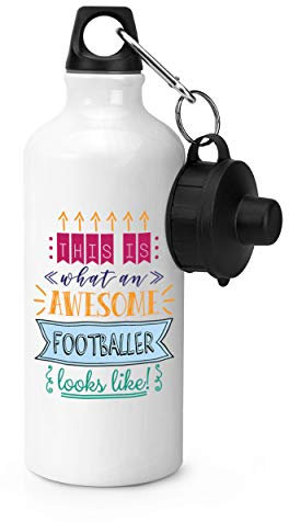 Gift Base This Is What An Awesome Footballeur Looks Like Sports Bouteille Eau Gym 600ml Blanc