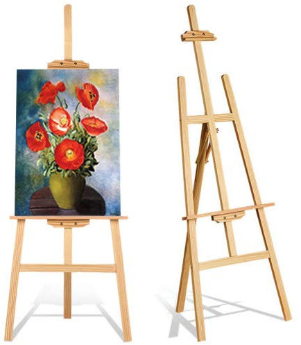 Wooden 150cm Studio Art Easel Tripod Table Sketch Canvas Drawing Photo Picture Scenery Painting Craft Sign Display Wedding Sketching Artwork Board Folding Foldable Portable Stand