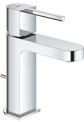 GROHE Plus | Badarmaturen - Einhand-Waschtischbatterie, S-Size | chrom | Energie-Spar-Funktion | 23870003