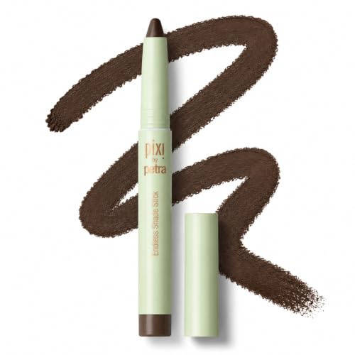 Pixi Beauty Endless Shade Stick | MatteCocoa | Long-Wear Creamy Eyeshadow Stick | Crease-Resistant, Easy-Glide & Blendable Color for Shadow or Liner | Matte & Shimmer Finishes | 0.05oz/1.5g