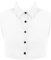 Freebily Faux Col Coton Homme Faux Collier Col Amovible Casual Blouse Tops Chemise Détachable Vêtements Décontractés Blanc XL