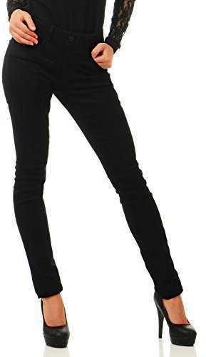 ONLY ONLSHAPE REG Skinny REA095 Noos Pantalons, Jean Noir, 27W x 32L Femme