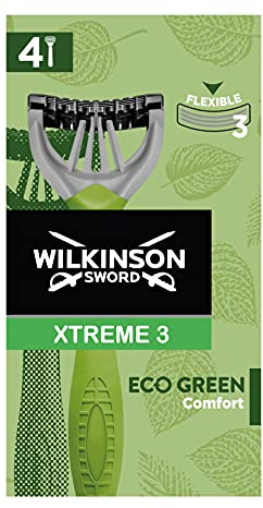 WILKINSON DESECHABLES MASCULINAS XTREME 3 ECO GREEN 4 UDS