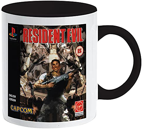 Kapow Gifts Resident Evil Mug Retro Game Gift Boxed Tea Coffee Cup Home Gift for Gamer Fan, Ceramic, 250ml