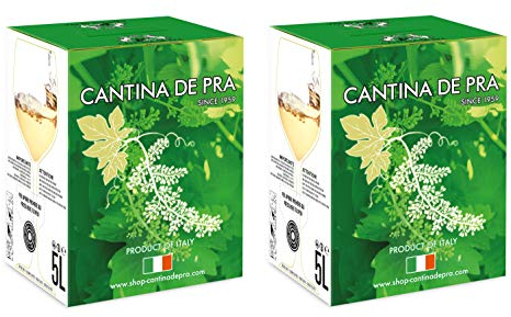 De Pra - Confezione 2 Bag in Box Traminer Trevenezie Igt - 2 confezioni da 5l