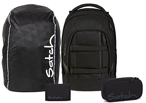 satch Pack Schulrucksack Set 4tlg. Streetwalk Edition (Blackjack)