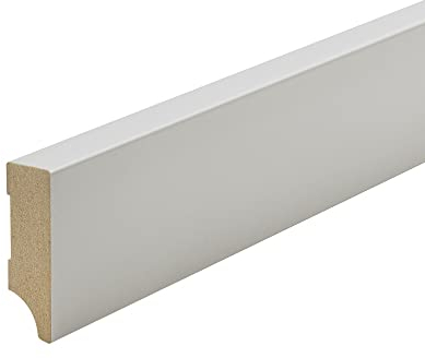 REESE Sockelleiste, MDF Hellgrau, Profil Weimar, 60 mm