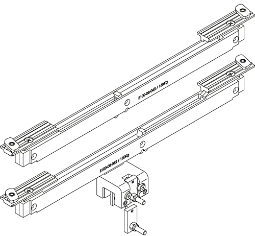 Dorma Glas Muto 150 Einzugsdämpfung (Schiebetür Dämpfer) Dormotion Set, Glasstärke 8-13,5mm, Flügelgewicht bis 150kg | Kunststoff/Stahl