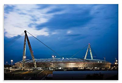 Juventus Arena Location Poster, dekoratives Gemälde, Leinwand, Wandposter und Kunstdruck, modernes Familienschlafzimmer-Dekor, Poster, 20 x 30 cm