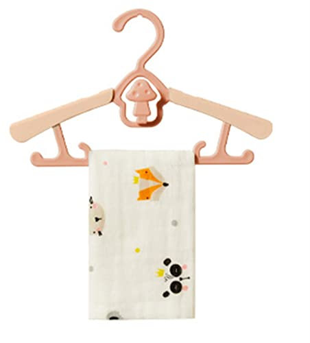 CTVR Paquete de 20 Perchas Ajustables for Ropa de bebé con Gancho Giratorio, Estante for niños recién Nacidos, Soporte de Perchas de plástico Antideslizante, for niña niño niño pequeño