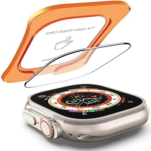 XeloTech DE Schutzglas für Apple Watch Ultra 3/2/1 (49mm) [2er Pack] – Extrem Kratzfest (9H+) & Garantiert Blasenfreie Installation