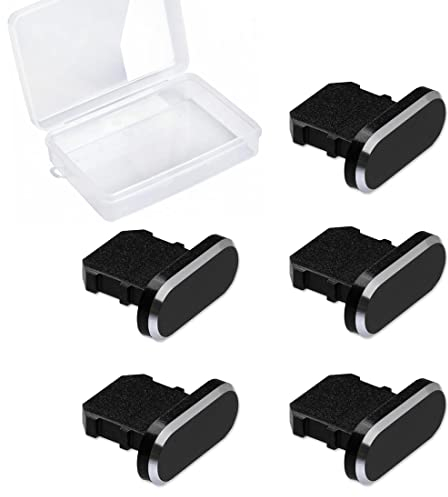 WeddHuis 5 Pcs spina di protezione dalla polvere compatibile con iPhone X/X/Xs/Xr/11/11Pro/SE/12/12Pro/13/13Pro/14/14Pro | protezione dalla polvere, protezione per la connessione Lightning