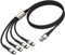 SIQIWO Cavo di Ricarica Rapida di Tipo C 1.2M, QC 3.0 Cavo USB C di Dati Sync in Nylon Intrecciato con 4 Porte USB C, per iPhone 15, Samsung Galaxy S24 S22 S20 A51, Huawei, Xiaomi, Sony, LG, Moto, PS5