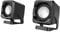 CAXUSD 2Pcs Portable USB Wired Mini Multimedia Speaker for Laptop Desktop Pc Compact Sound Box for Home and Travel Design Black