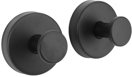 Crochets à Ventouse Robustes en Acier Inoxydable, 2 Pièces, Crochets à Serviettes pour Salle de Bains, Cuisine, Porte en Verre, Miroir, Crochets de Douche