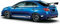 KJJjQf Car Body Side Stickers,for Subaru Legacy WRX Impreza STI,Stripe Side Skirt Decal Stickers Body Modification Accessories,B-White