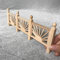 Wooden Dollhouse Handrail Miniature for 1:12 Dolls, Garden Balcony Decoration Toy, Nice Display to Decorate Your Doll's Room, to Decorate the Garden, Patio, or Balcony