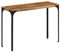Eleganz Table console en bois de manguier massif et fer - 110 x 35 x 76 cm - Durable et élégante pour le salon, le couloir ou la salle à manger - Parfaite pour les petits espaces et les installations
