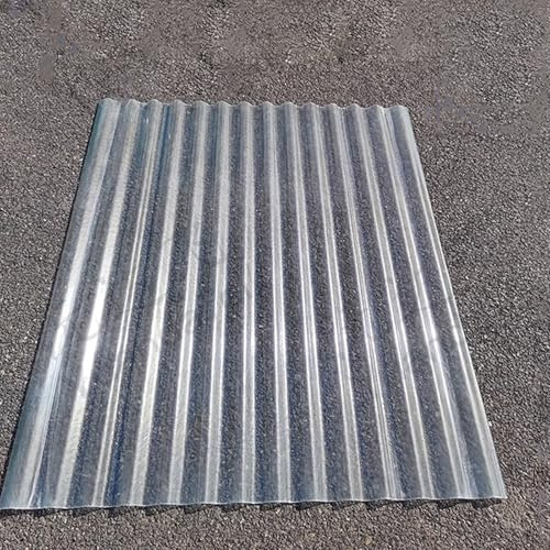 KDDFN Panel para Tejado Transparente,Placa Ondulada,Hojas de Revestimiento de Paredes,Captadores de Luz de Fibra de Vidrio de 1,5mm,Placa de Aislamiento para Invernadero (9 Pcs,0.9x0.5m/35x20in)