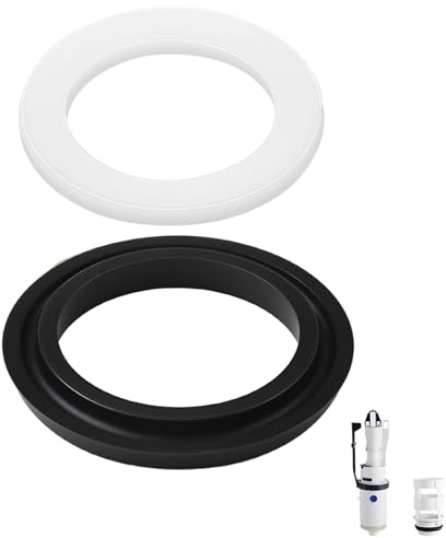 2 Pezzi Guarnizioni Serbatoio per Geberit, Guarnizione Caccia Acqua per Geberit, Guarnizione Campanella Sifone e Guarnizioni WC Bacino Compatibile con 816.418.00.1 818.109 240.282.00.1 890.615, Parti