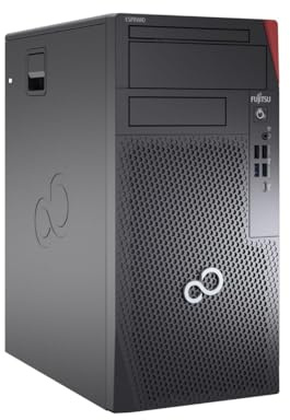 Fujitsu Esprimo P7010n Intel Core i3 10100 256GB SSD Festplatte 16GB Speicher Windows 11 Pro DVD Brenner Tower Computer PC (Generalüberholt)