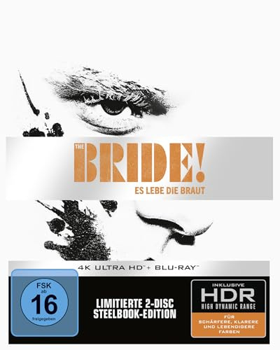 The Bride! - Es lebe die Braut (Steelbook, 4K-UHD+Blu-ray)