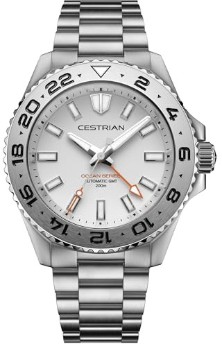 Cestrian Ocean Series 42mm Automatik-Herrenuhr – Gehäuse aus 316L Edelstahl, wasserdicht bis 200m